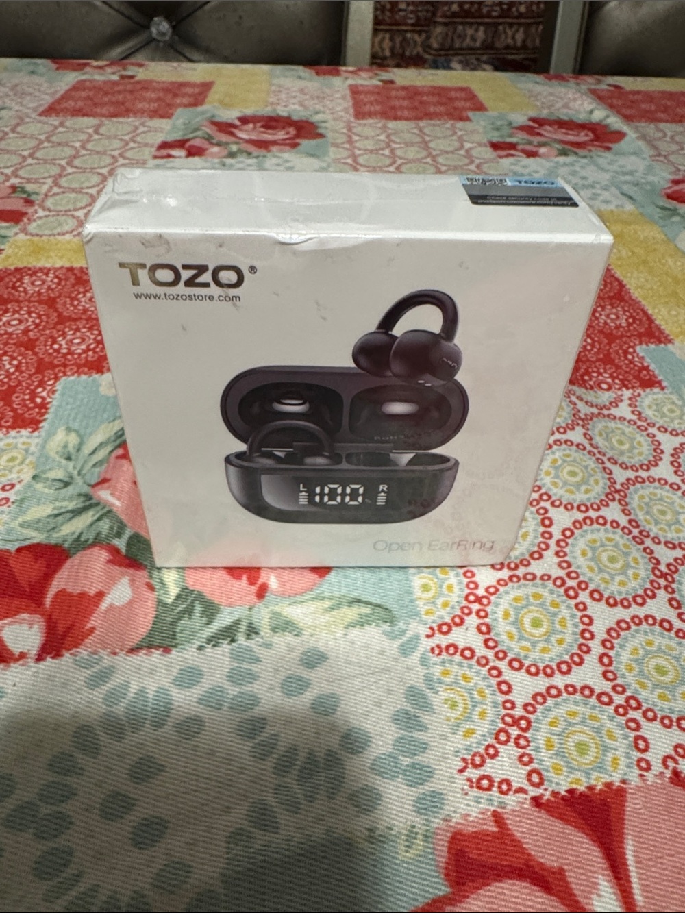 TOZO Wireless Earbuds with Charging Case - Black